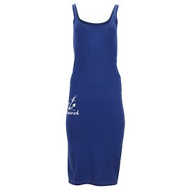 Vestido midi sem mangas Dsquared2 em algodão azul Azul