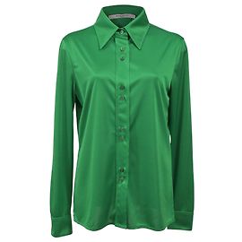 Camisa Botonada Givenchy em Poliéster Verde Verde