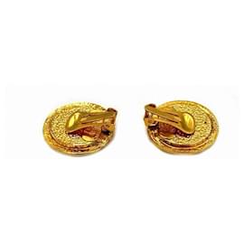 Versace-Versace Medusa Clip Earrings-Golden