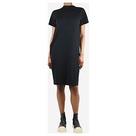 Simone Rocha Schwarzes T-Shirt-Kleid mit Schleifendetail - Größe XS Schwarz