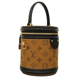 Louis Vuitton-Louis Vuitton Monogram Reverse Cannes Handbag-Brown,Black
