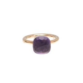 Bague Pomellato Nudo en Améthyste Doré