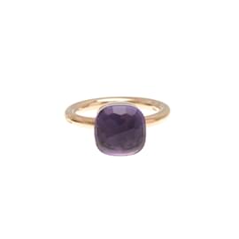 Pomellato-Pomellato Nudo Amethyst Band Ring-Golden