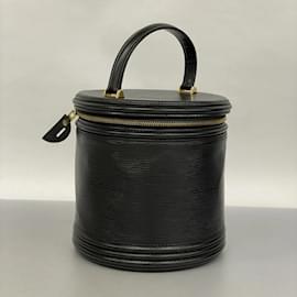 Louis Vuitton-Louis Vuitton Epi Cannes Handbag in Noir-Black