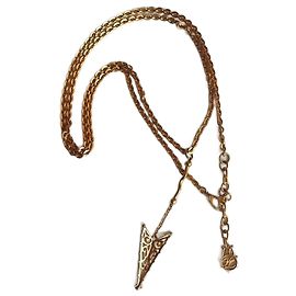 Collier Long en Métal Doré Karl Lagerfeld Doré