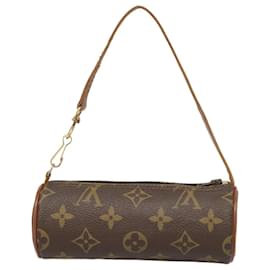 Louis Vuitton-LOUIS VUITTON Monogram Papillon Pouch LV Auth 89602-Monogram
