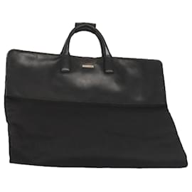 Gucci-GUCCI Garment Cover Nylon Black Silver Auth ti2059-Black,Silvery