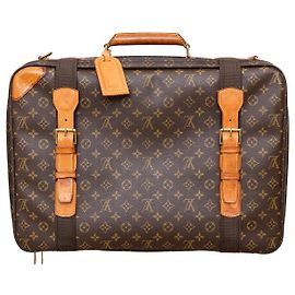 Bolsa de viagem Monogram Satellite Louis Vuitton Marrom