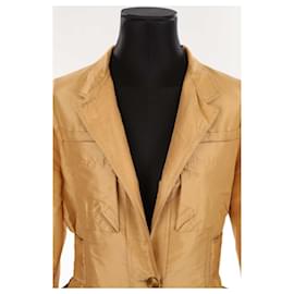 Gucci-Silk jacket-Yellow