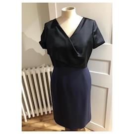 Dior-Straight dress-Black,Navy blue