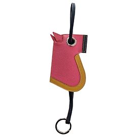 Hermès CAMAIL bag charm leather pink Pink