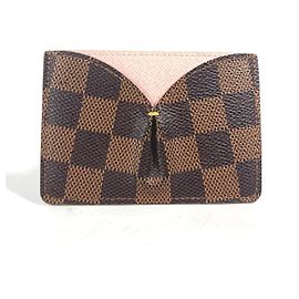 Visitenkartenetui Louis Vuitton Damier Braun Braun