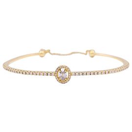 Bracciale Messika, 'Glam'Azone', oro giallo e diamanti. Altro