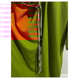 Hermès-HERMES  Tops T.International L Cotton-Orange