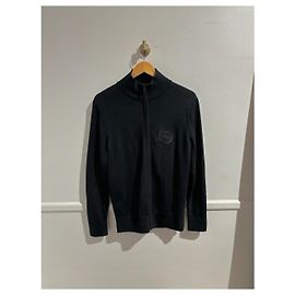 CHANEL Strickwaren T.International S Wolle Schwarz
