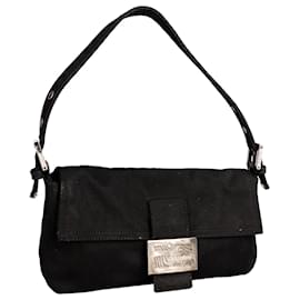 Fendi-Sacs à main FENDI T. Tissu-Noir