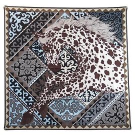 Hermès Appaloosa delle steppe Blu Marrone chiaro
