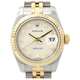 Rolex-Rolex Datejust Automatic Silver Dial 179173G-Silvery