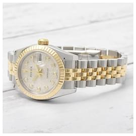Rolex-Rolex Datejust Automatic Silver Dial 179173G-Silvery