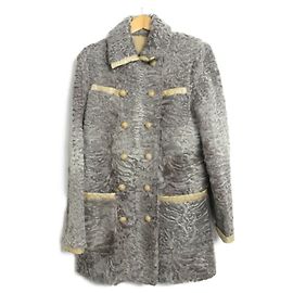 Valentino Reversible Shearling Alligator Coat Other