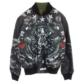 Giacca da volo in nylon Givenchy nera multicolore Altro