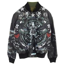 Givenchy Nylon Flight Jacket Black Multicolor Other