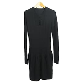 Balenciaga-Balenciaga Polyester Dress Black 163546-Black
