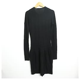 Balenciaga-Balenciaga Polyester Dress Black 163546-Black
