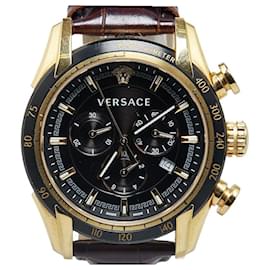 Versace-Versace V-RAY Quartz Watch VEDB00318-Black