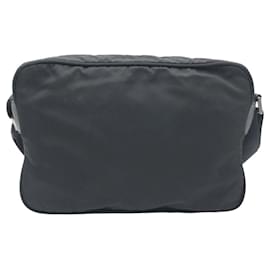 Prada-Prada Nylon Tessuto Triangle Logo Crossbody Bag-Black
