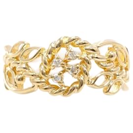 Autre Marque-K18 Yellow Gold Diamond Ring-Golden