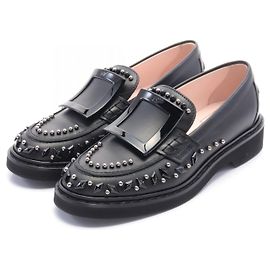 Roger Vivier Viv' Ranger Loafers Leather Black