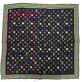 Louis Vuitton-Louis Vuitton I Love Monogram Scarf-Black