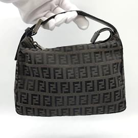 Fendi-Fendi Zucchino Handbag-Brown