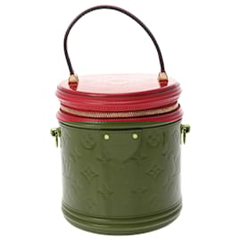 Louis Vuitton-Louis Vuitton Vernis Cannes PM Handbag-Red