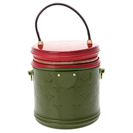 Louis Vuitton-Louis Vuitton Vernis Cannes PM Handbag-Red