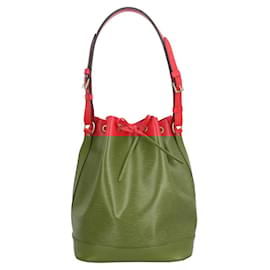 Louis Vuitton-Louis Vuitton Noe Epi Shoulder Bag-Red