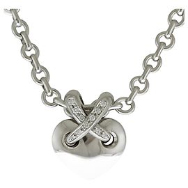 Collar Corazón Lien de Chaumet Plata