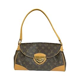 Louis Vuitton-Louis Vuitton Beverly MM Monogram Shoulder Bag-Brown