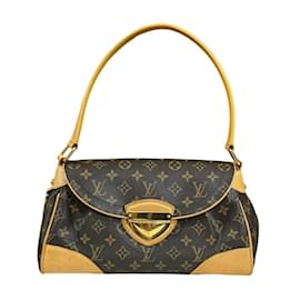 Louis Vuitton-Louis Vuitton Beverly MM Monogram Shoulder Bag-Brown