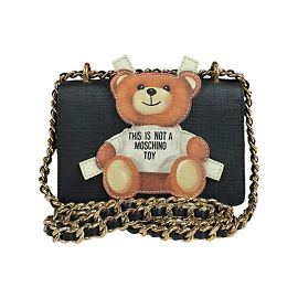 Borsa a Spalla Teddy Bear Moschino Nero