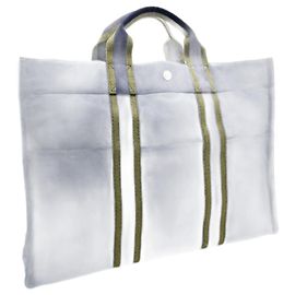 Hermès Borsa Tote Fourre Tout Hermes Verde Cachi Blu navy