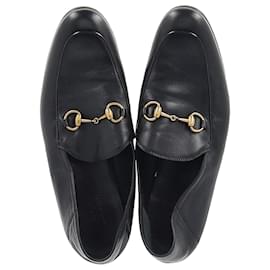 Gucci-Gucci Horsebit Loafers in Black Leather-Black