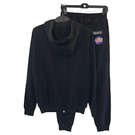 Versace-Versace Multicolor Patch Cotton Hoodie Set-Other