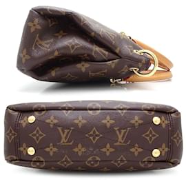 Louis Vuitton-Louis Vuitton Monogram Pallas BB M41241 2Way Bag-Brown,Fuschia