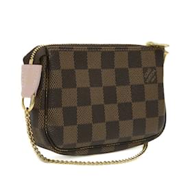 Louis Vuitton-Pochete Acessório Vivienne Louis Vuitton-Damier ebene