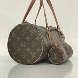 Louis Vuitton-Louis Vuitton Monogram Papillon 30 Handbag-Brown