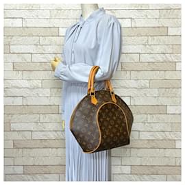 Louis Vuitton-Louis Vuitton Ellipse MM Monogram Handbag-Brown,Monogram