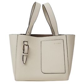 Valextra Mikro Eimer Tasche Weiß