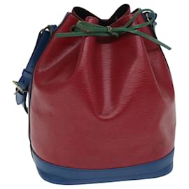 Louis Vuitton-LOUIS VUITTON Epi Toriko Color Noe ShoulderBag Red Blue Green M44084 Auth 91642-Red,Blue,Green